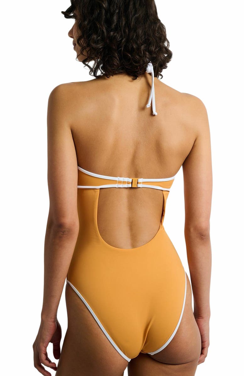 Onia Palermo One Piece, Alternate, color, Sunset/White