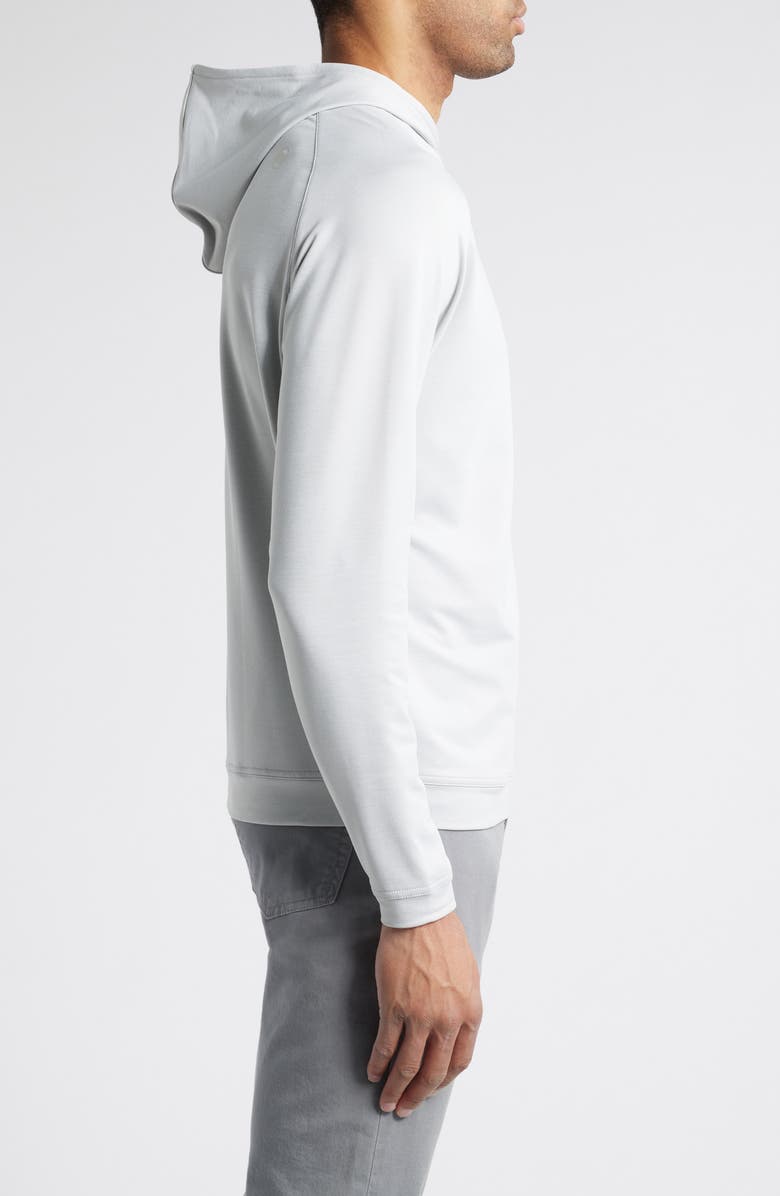 Peter Millar Pine Performance Hoodie, Alternate, color, British Grey