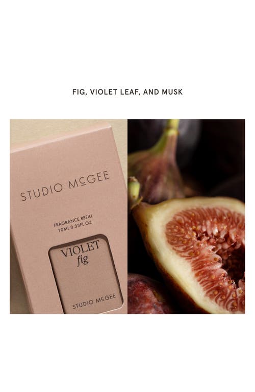 Pura X Studio Mcgee French Linen 2-pack Diffuser Fragrance Refills In Violet Fig