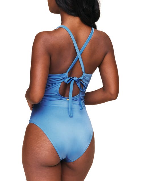 Adore Me Joan Swimwear One Piece In Dark Blue
