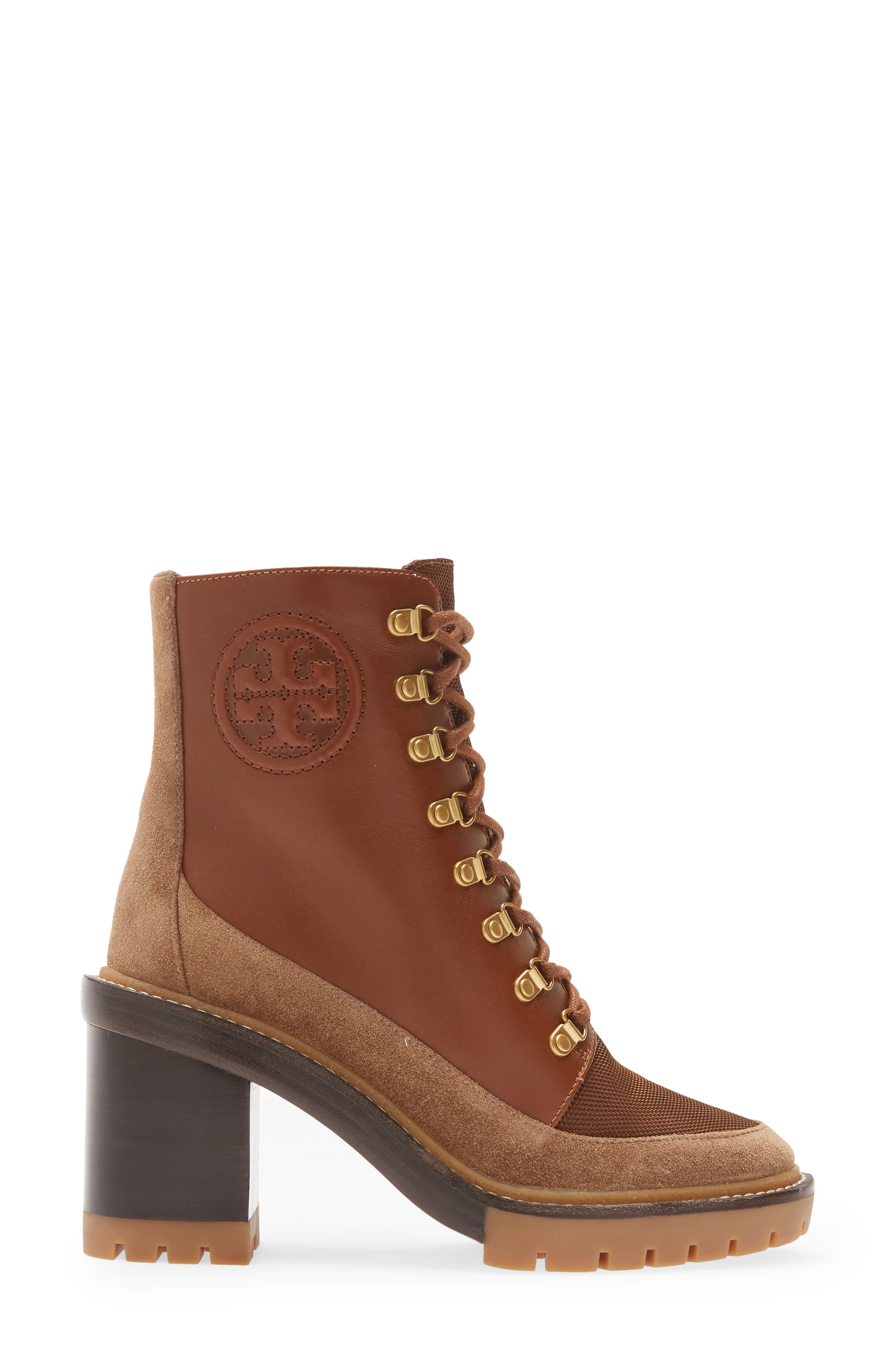 Miller Mixed Materials Lug Sole Boot, Alternate, color, BAHRAIN TAN/ TAN/ BRONZE