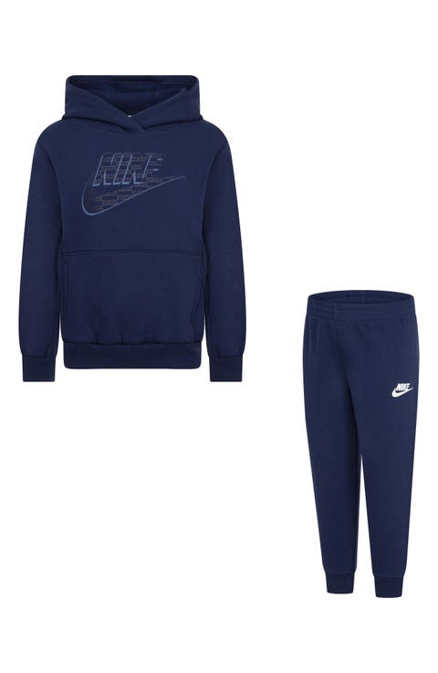 Kids' Futura Wrap Hoodie & Pull-On Pants Set