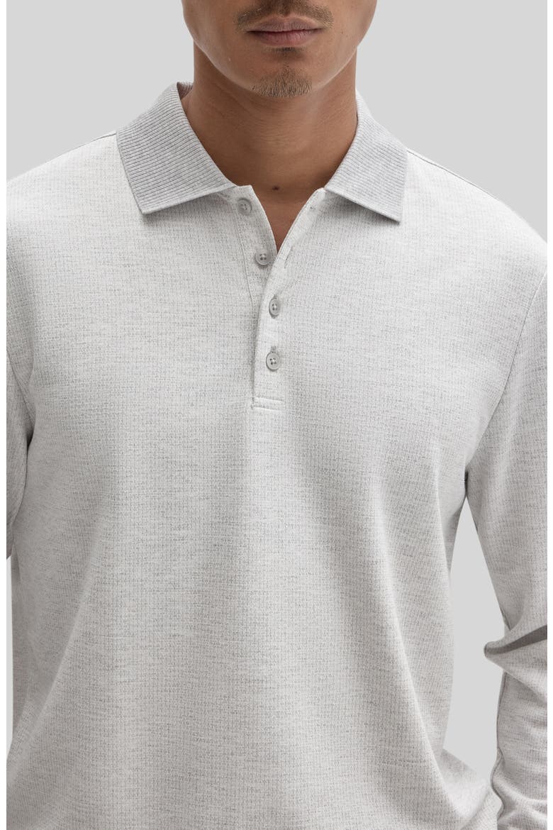 Cayman Long Sleeve Polo, Alternate, color, LUNAR ROCK
