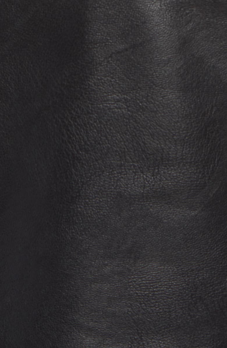 Tommy Hilfiger Quilted Detail Faux Leather Jacket, Alternate, color, 