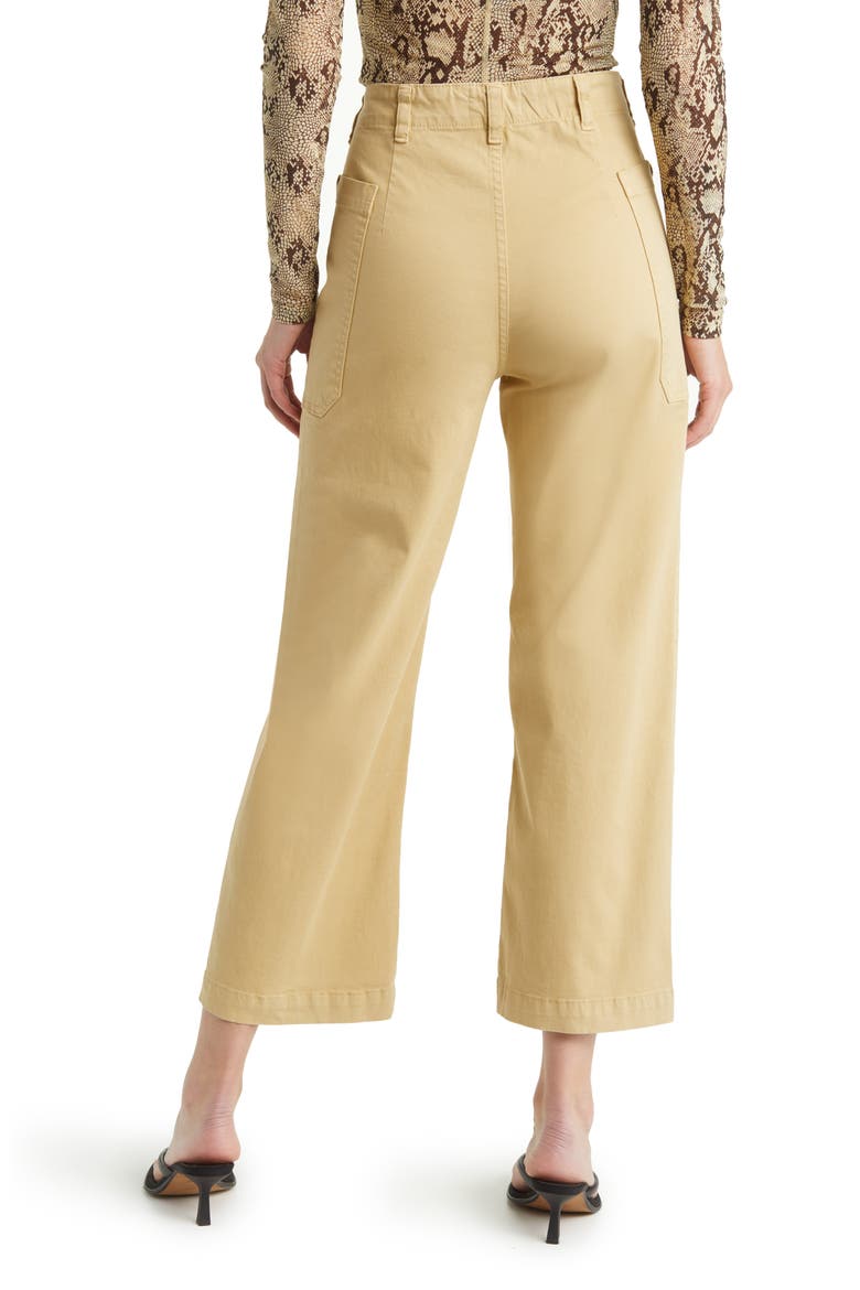 Stretch Cotton Utility Pants, Alternate, color, WASHED TAN