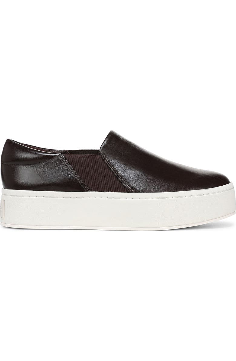 Vince Warren Platform Slip-On Sneaker, Alternate, color, Ganache