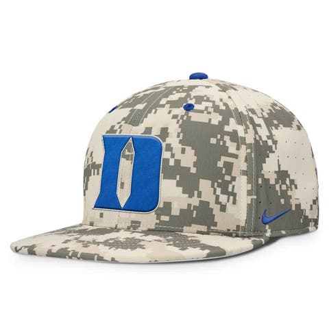 Men's Nike Digital Camo Duke Blue Devils 2025 Dugout True Performance Fitted Hat