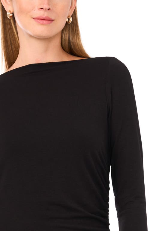 Halogen ® Boat Neck Long Sleeve Top In Black