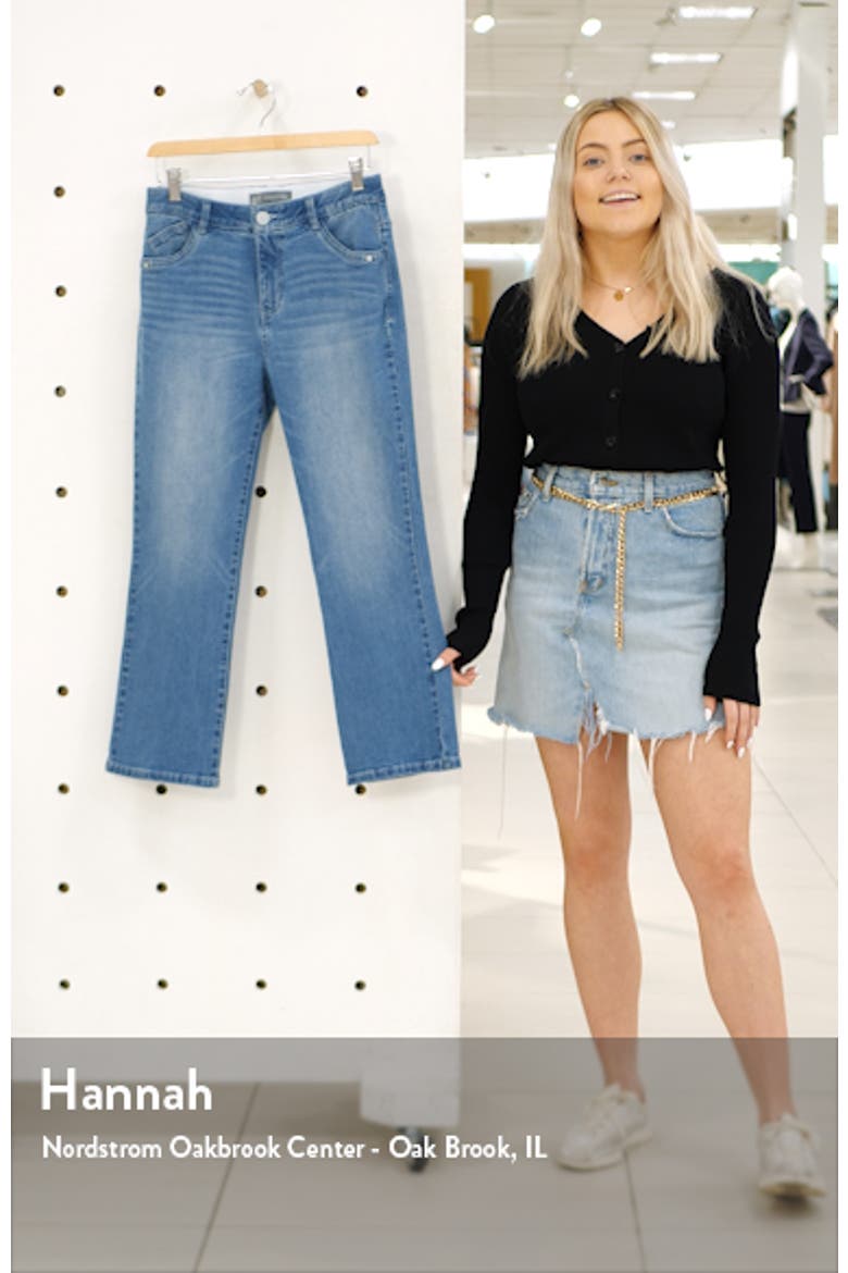 High Waist Kick Flare Jeans (Nordstrom Exclusive) video