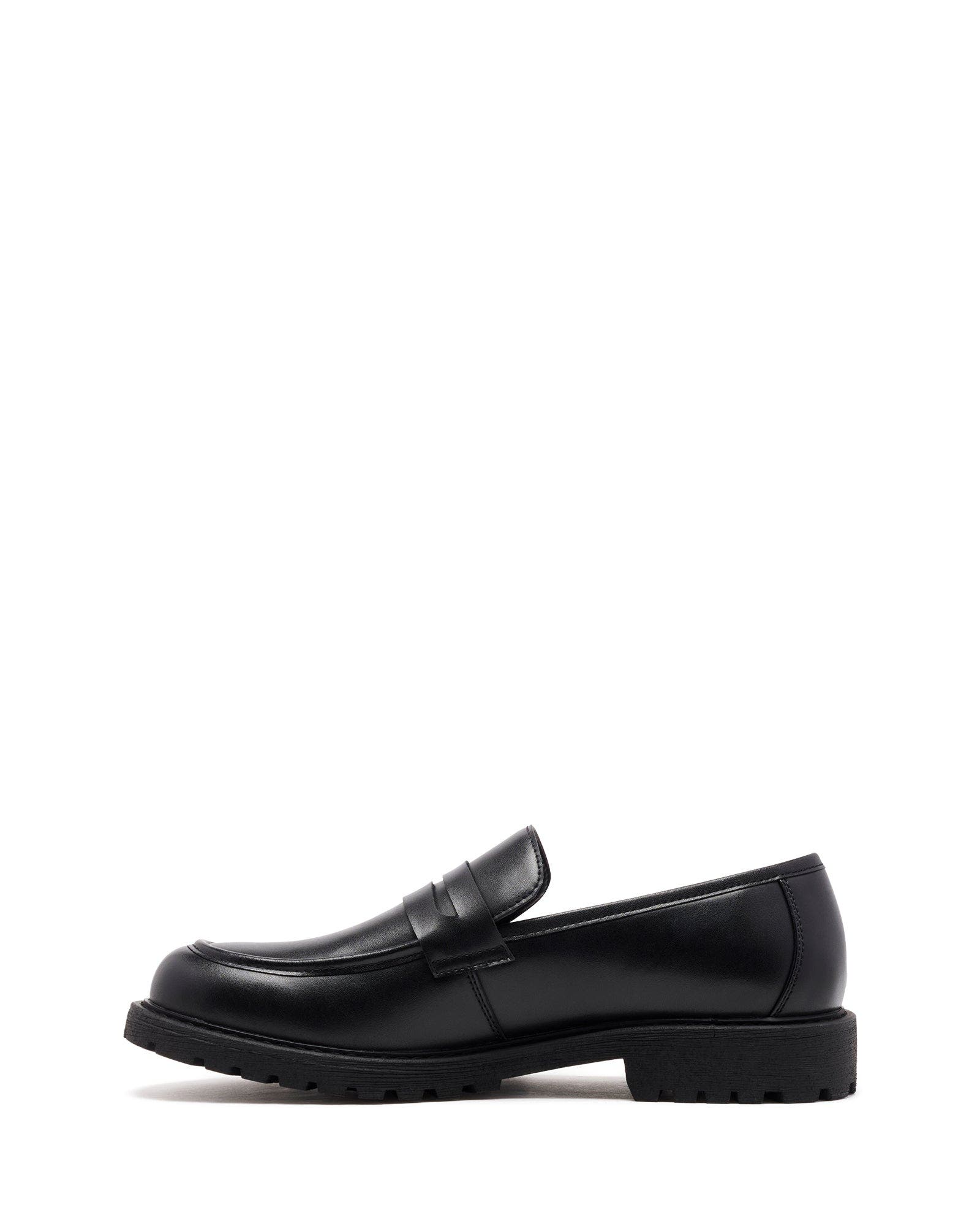 Uncut Croydon Loafer, Alternate, color, Black Pu