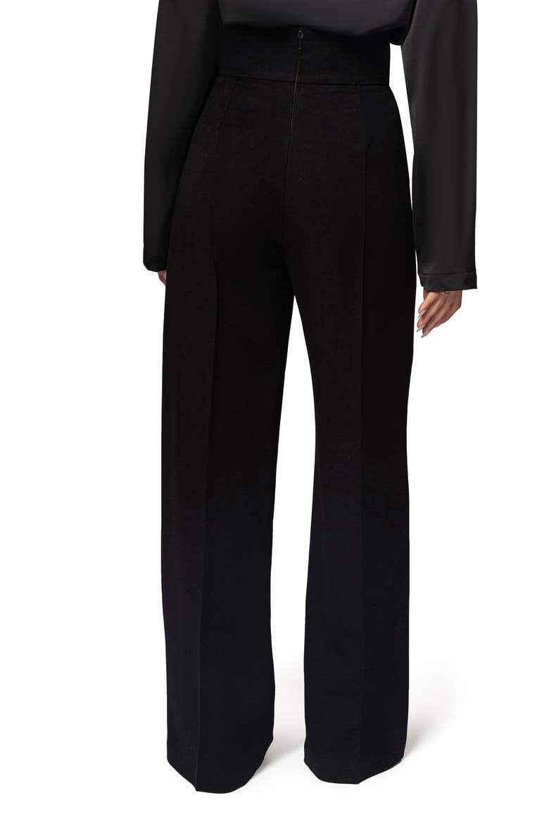 Novena Straight Leg Pants, Alternate, color, BLACK