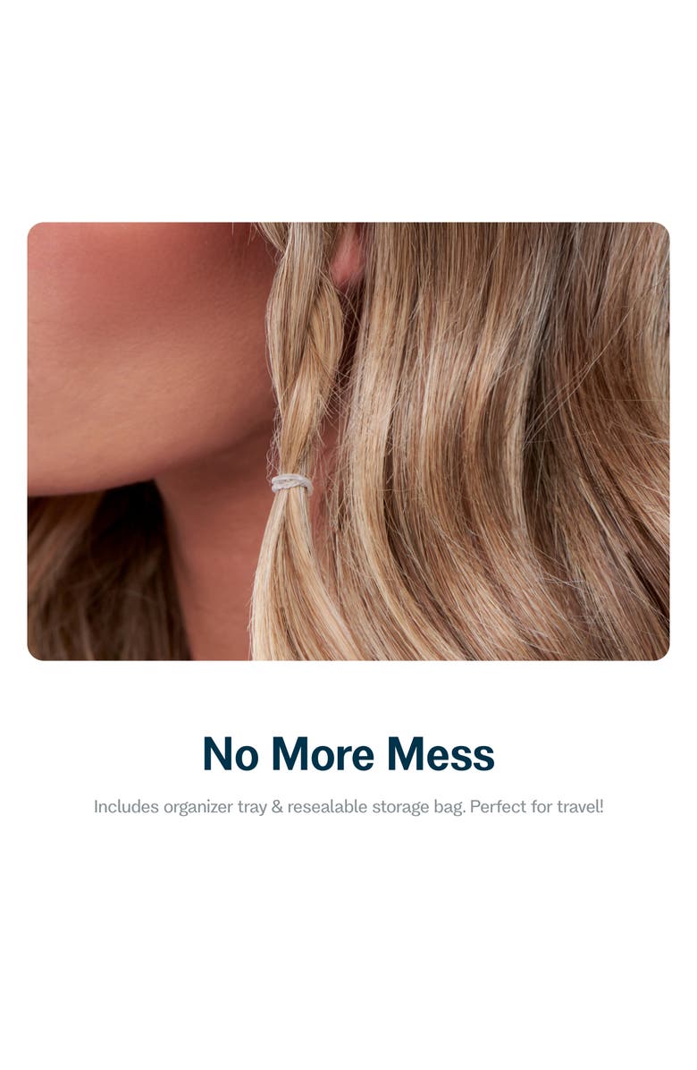 Gimme Beauty Elastic Stacks 500pk, Alternate, color, White