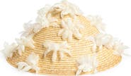 Gigi Burris Millinery Hanford Floral Straw Cocktail Hat
