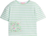 BISBY Kids' Boxy Stripe Tee