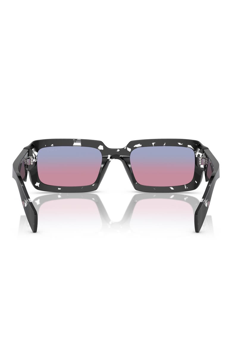 54mm Rectangle Gradient Sunglasses, Alternate, color, MAGENTA