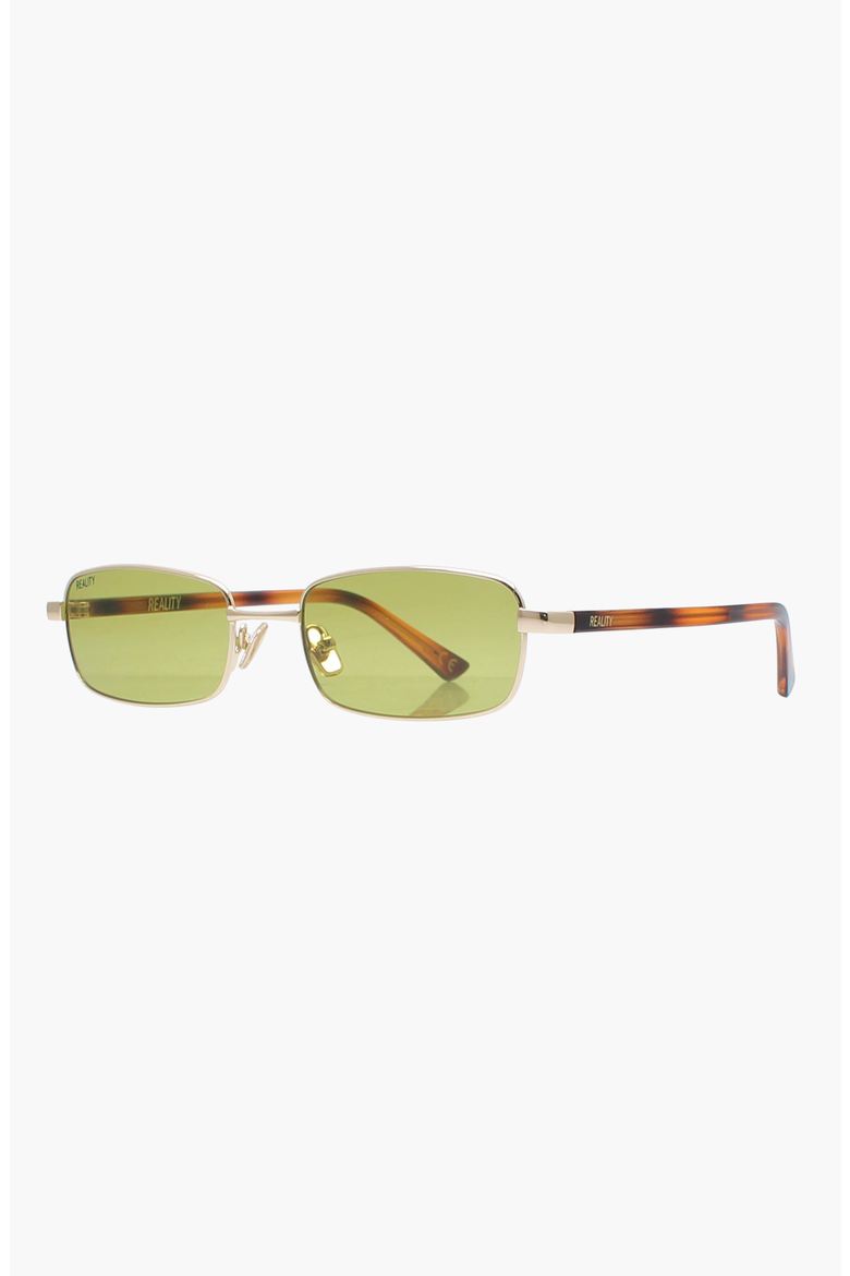 Vibes Town Sunglasses, Alternate, color, Gold Olive