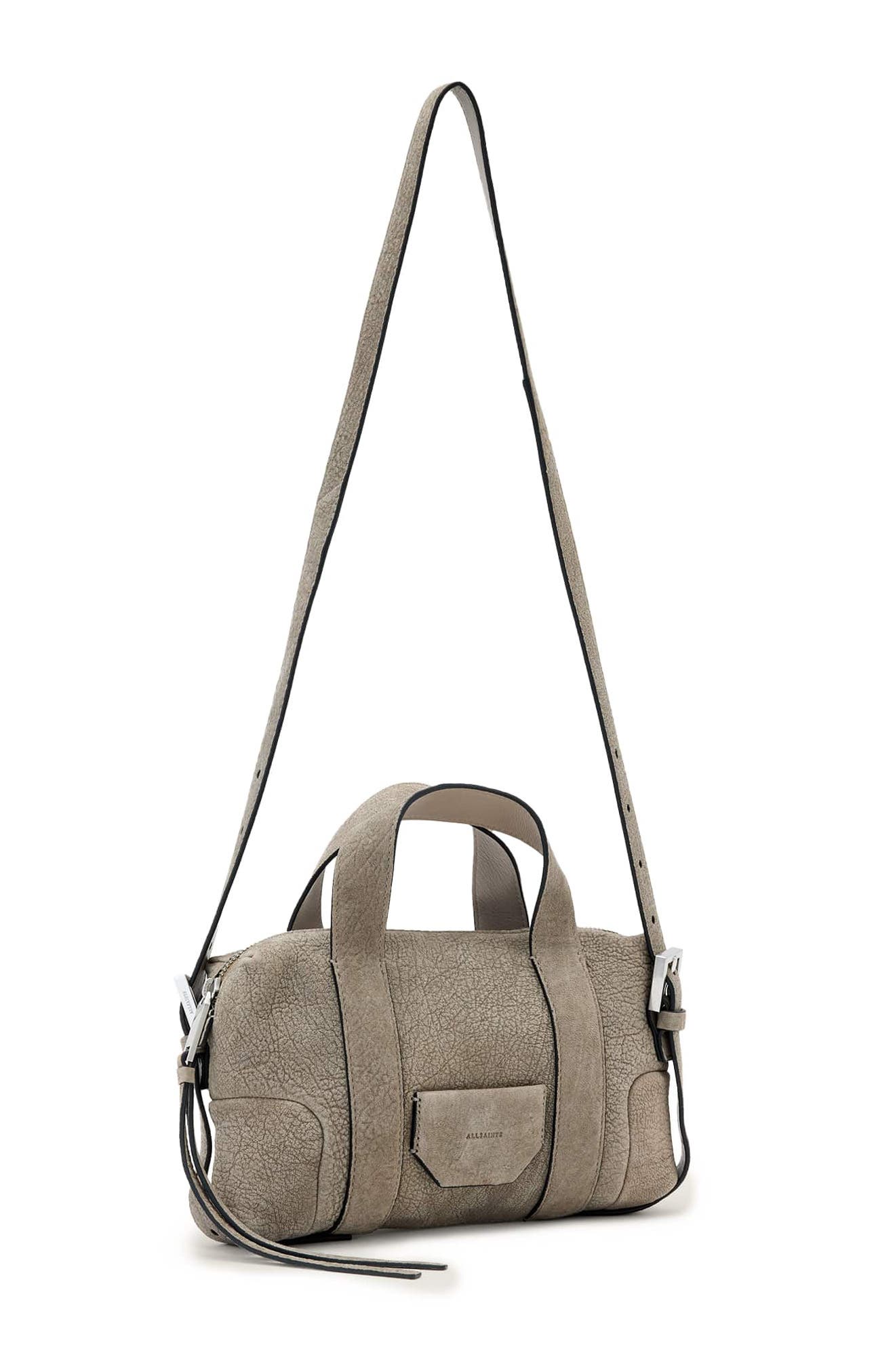 AllSaints Ares Compact Crossbody Bag, Alternate, color, Pebble Grey