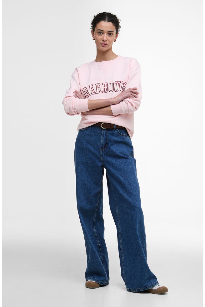 Northumberland Graphic Sweatshirt, Alternate, color, PINK BLUSH