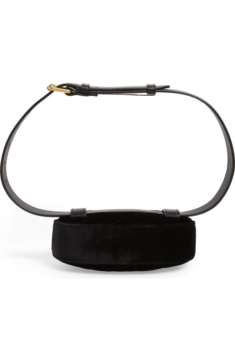Gucci Small GG Marmont 2.0 Velvet Belt Bag, Alternate, color,