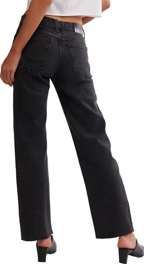 We the Free Risk Taker Raw Hem Straight Leg Jeans