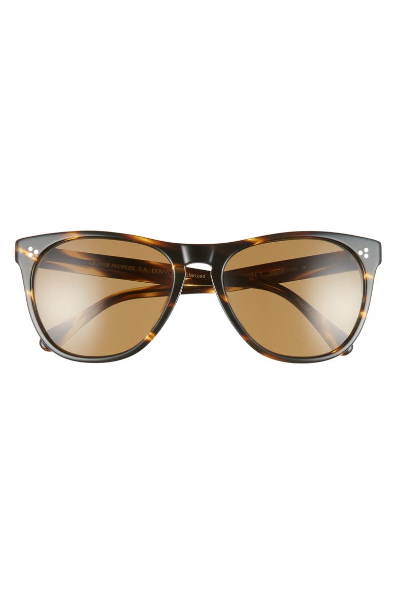 Daddy B 58mm Polarized Sunglasses, Alternate, color, COCOBOLO