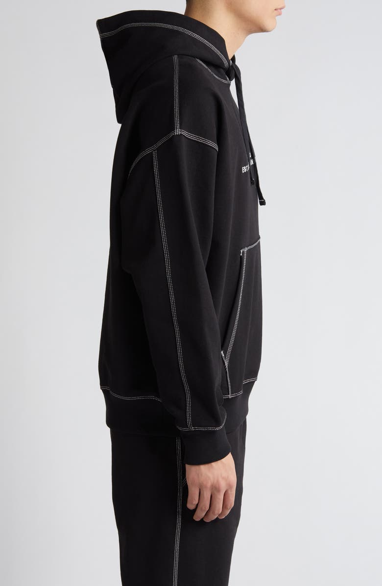 HUGO Dantaloup Embroidered Logo Pullover Hoodie, Alternate, color, 