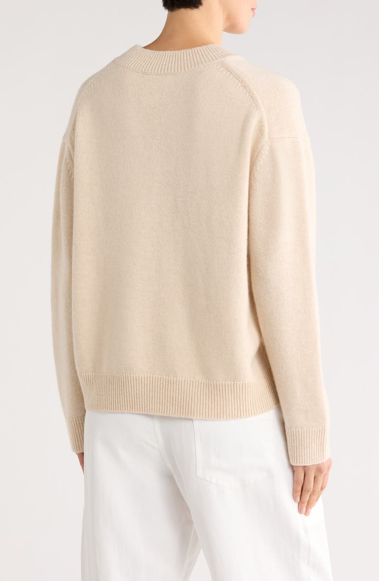 TWP Cashmere Crewneck Sweater, Alternate, color, Blonde