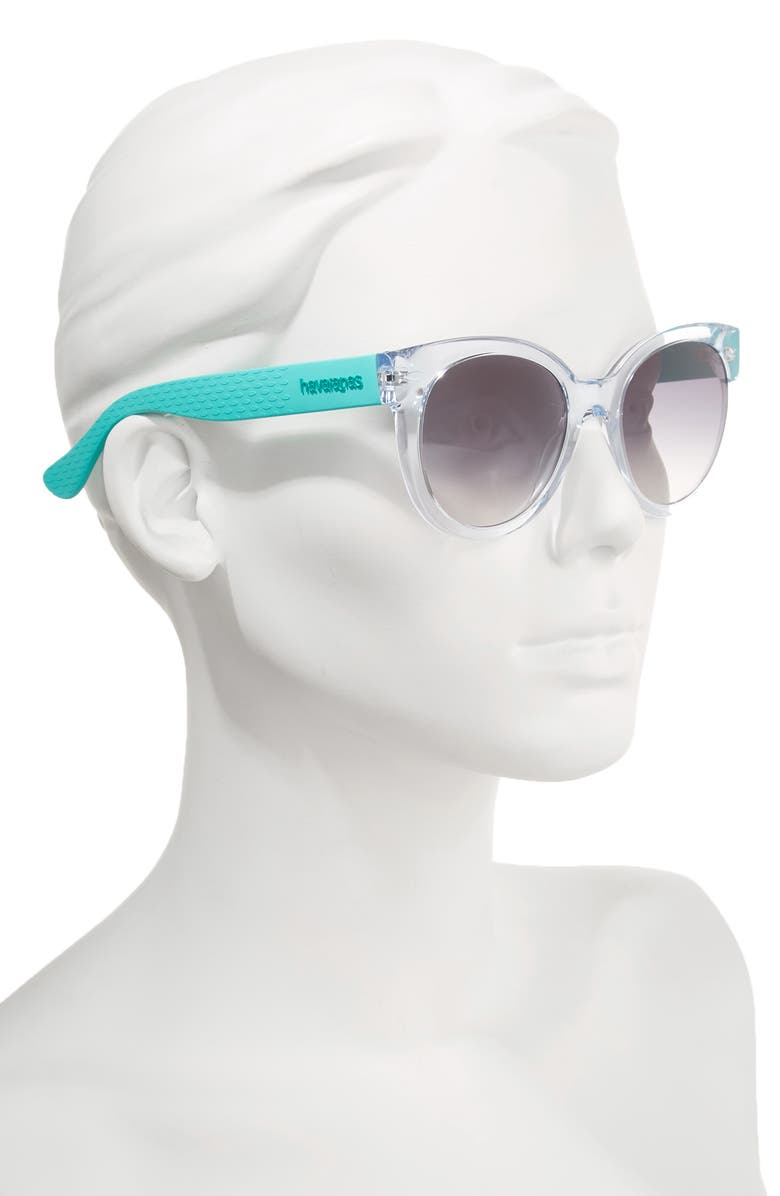 Havaianas 52mm Cat-Eye Sunglasses, Alternate, color,