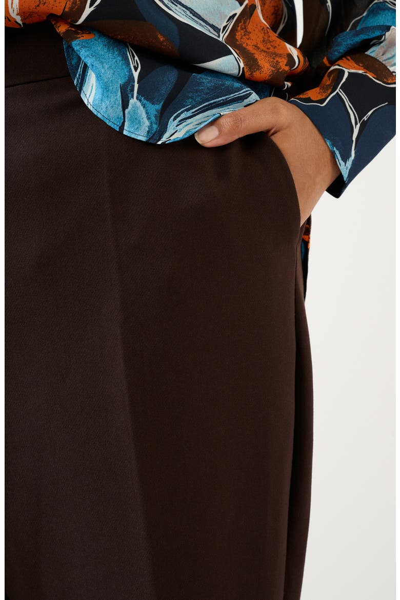 Arabica Wide Leg Pants, Alternate, color, COCOA