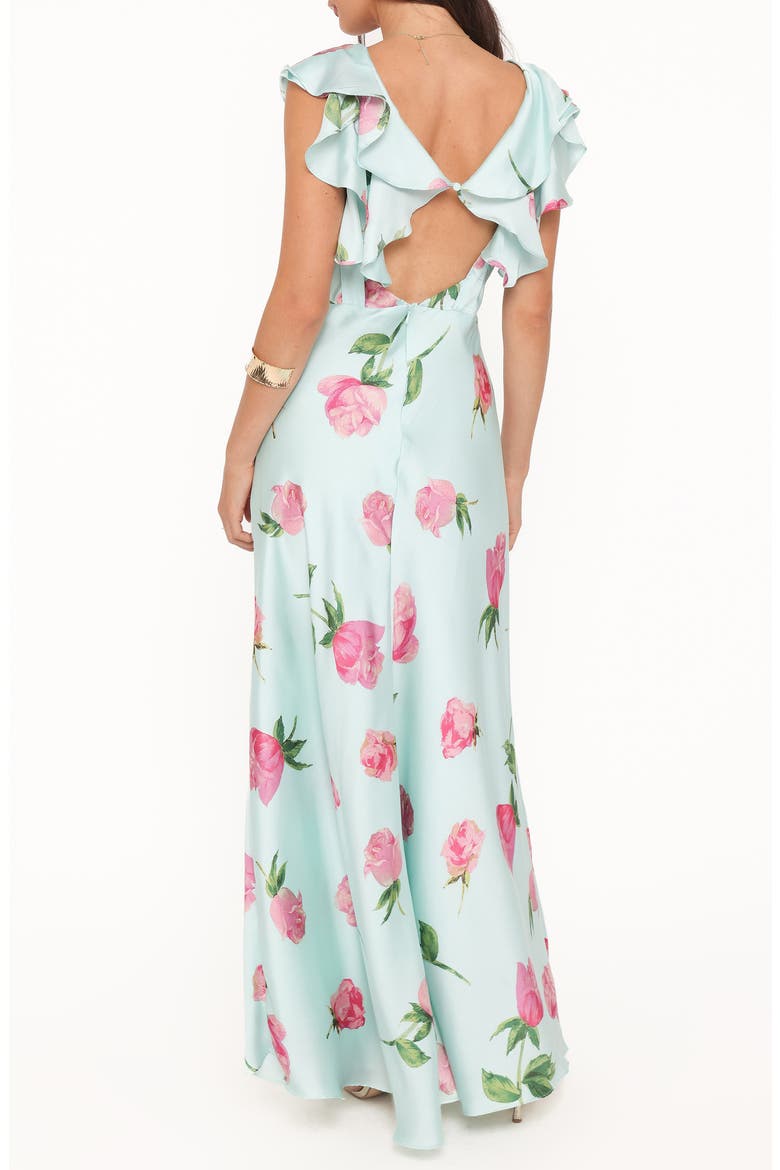 Darling Floral Maxi Dress, Alternate, color, ROSE MINT FLORAL