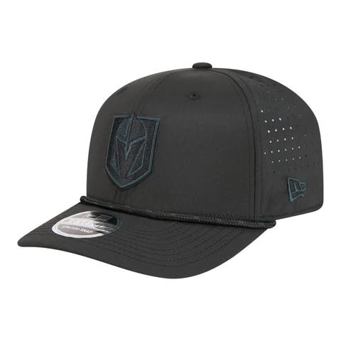 Men's New Era  Black Vegas Golden Knights Sport Vented 9SEVENTY Rope Adjustable Hat