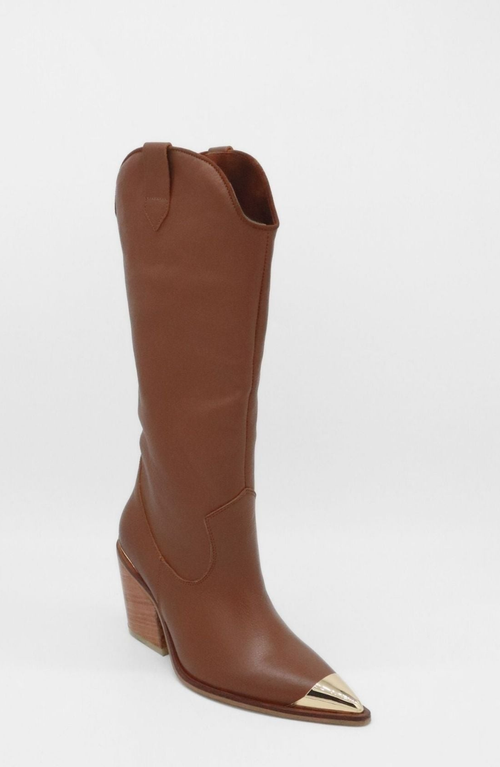 Stivali New York Prince Knee-high 2-in-1 Convertible Boots In Brown