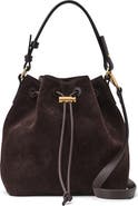 Reiss Esther Leather Bucket Bag