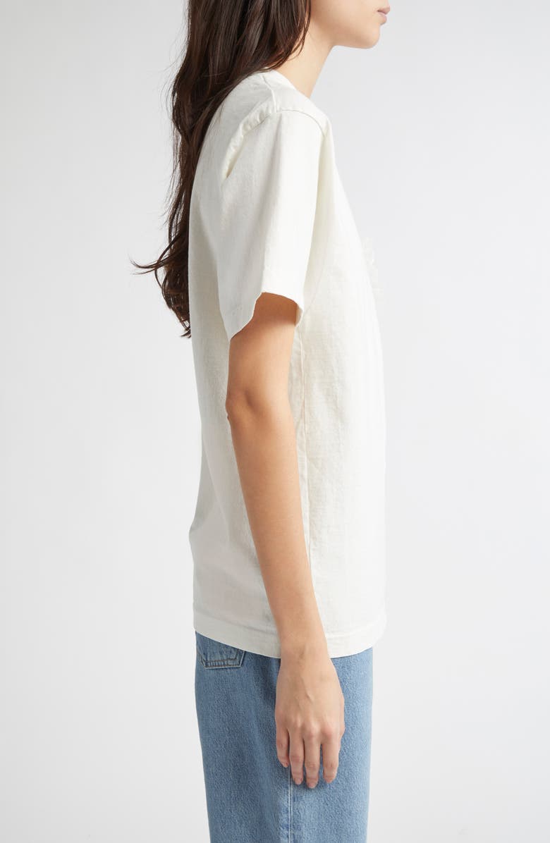 Tanner Fletcher Gender Inclusive Stuart Lace Pocket T-Shirt, Alternate, color, Ivory