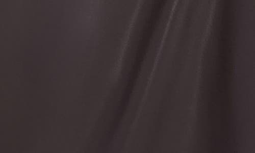 Ookie & Lala Supersoft Faux Leather Side Tie Midi Skirt In Black