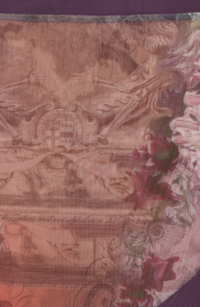 Mistress Rocks Placed Floral Mesh Midi Skirt, Alternate, color, Fadedcp