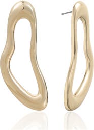 Ettika Melted Circle Earrings