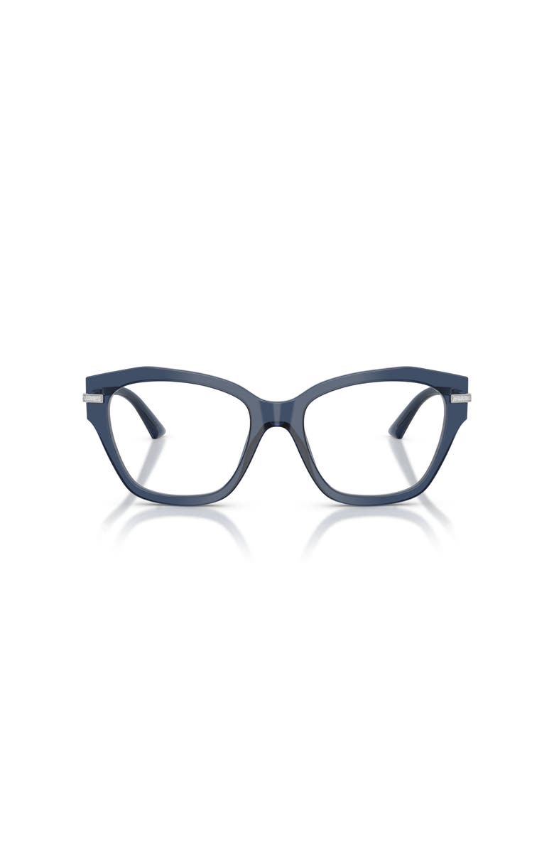 Jimmy Choo 52mm Cat Eye optical glasses, Alternate, color, Blue