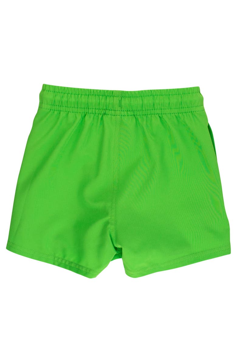 RuggedButts UPF50+ Sun Protected Stretch Swim Trunks, Alternate, color, Neon Lime