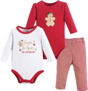 Hudson Baby Cotton Bodysuit and Pant Set
