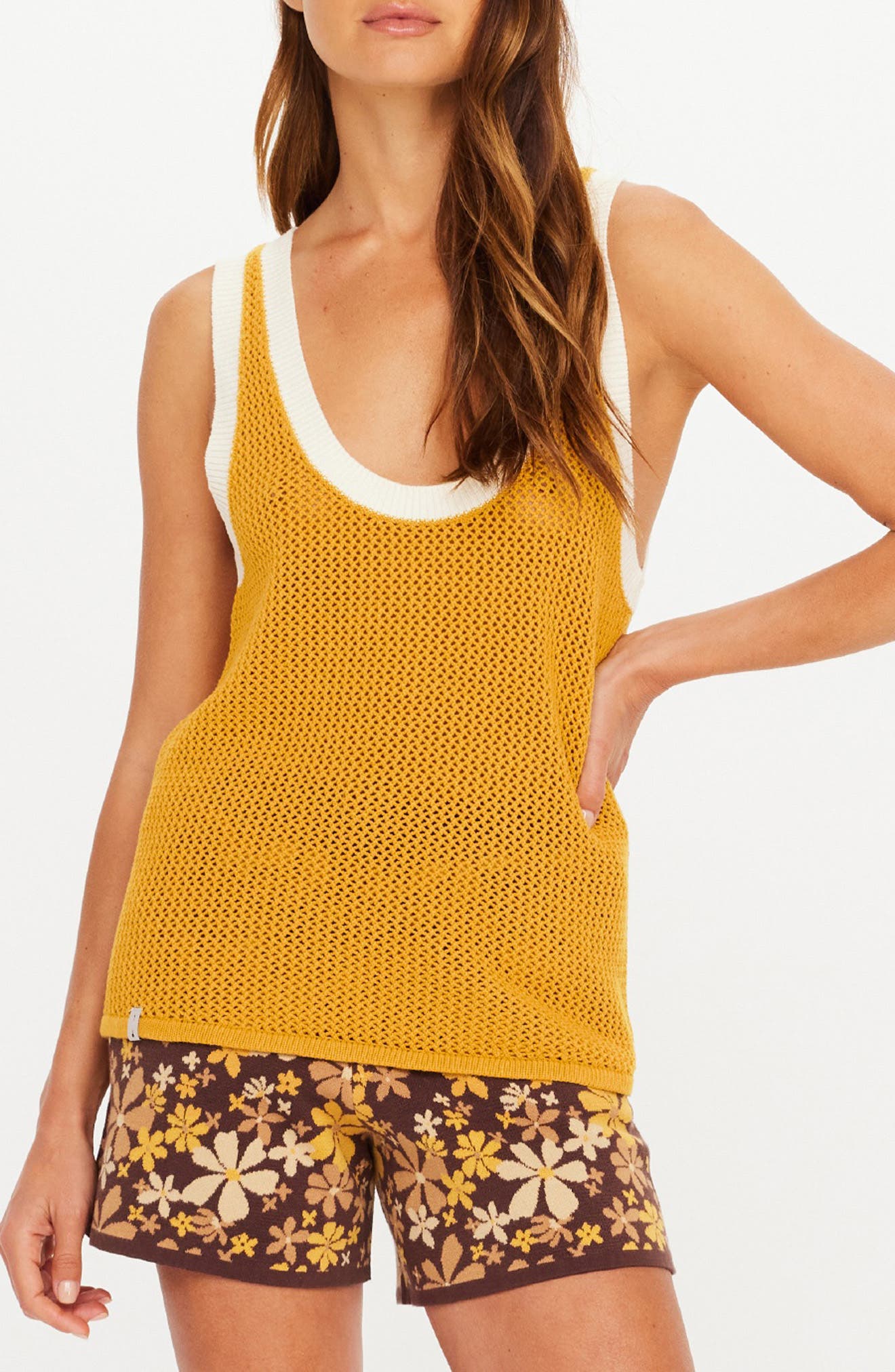 The Upside Fenway Wales Knit Tank (Women) | Nordstrom