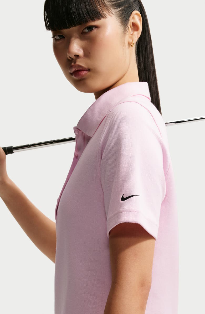 Nike Dri-FIT Polo Golf Dress, Alternate, color, 663 Pink Foam/Black