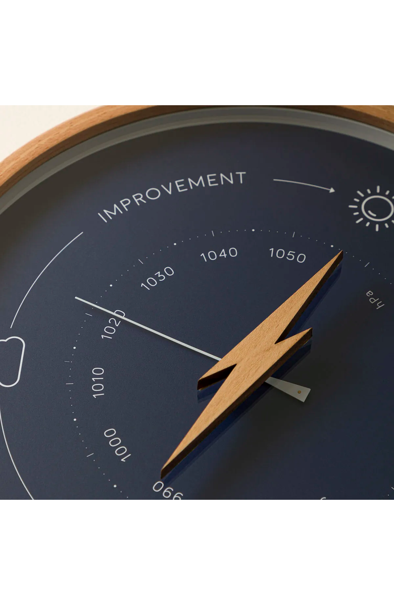 Uncommon Goods Weather Changing Barometer Clock by Ocean Clock, Alternate, color, Multi