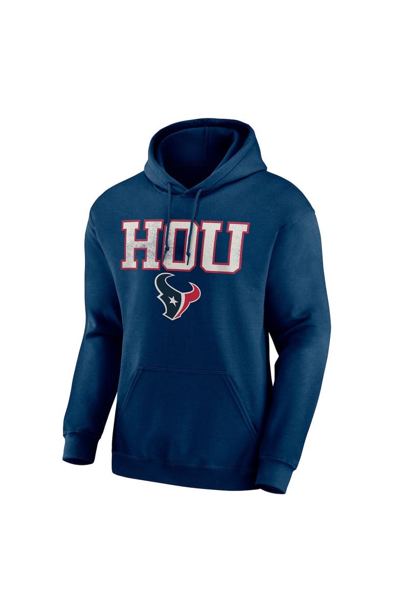 FANATICS Men's Fanatics Branded Navy Houston Texans Scoreboard Pullover Hoodie, Alternate, color, 