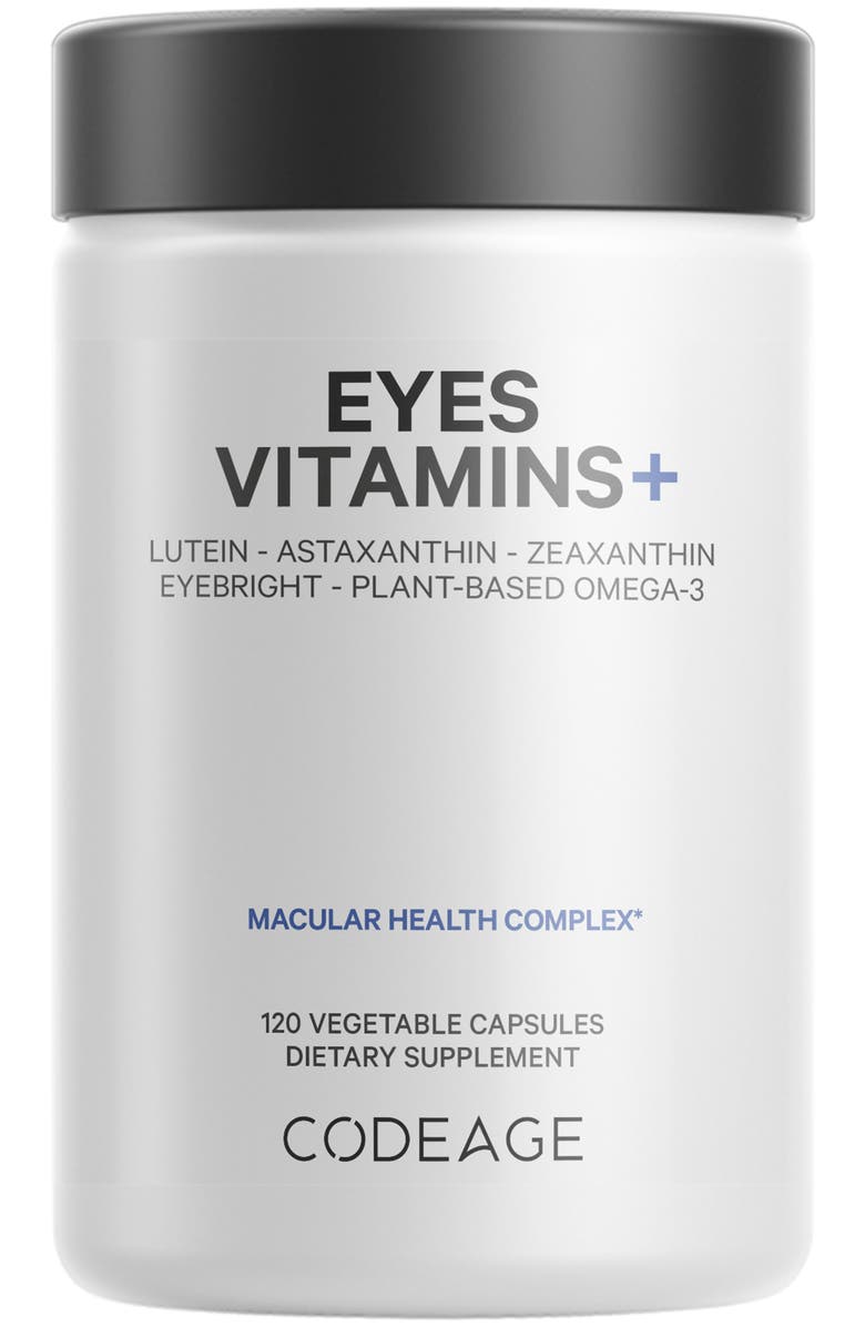 Codeage Eyes Vitamins - AREDS 2 Based Formula Supplement, Main, color, White