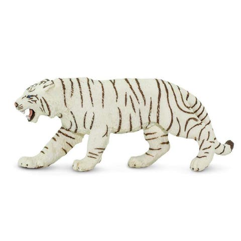White Bengal Tiger Kids Toy Figure