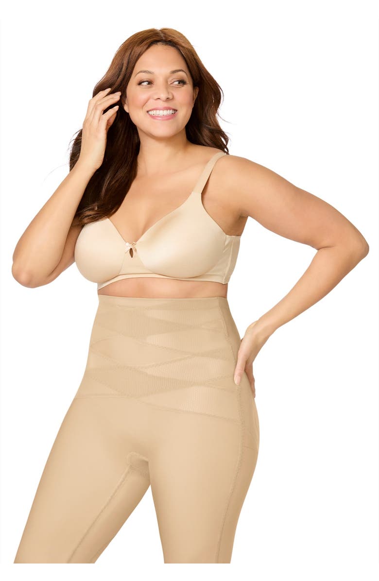 Secret Solutions High-Waist Capri Shaper, Alternate, color, Nude
