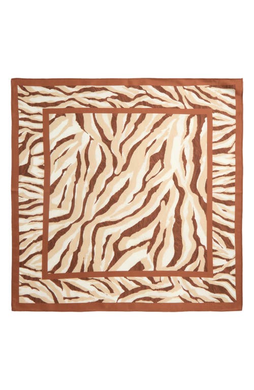 NORDSTROM NORDSTROM PRINT SILK SQUARE SCARF