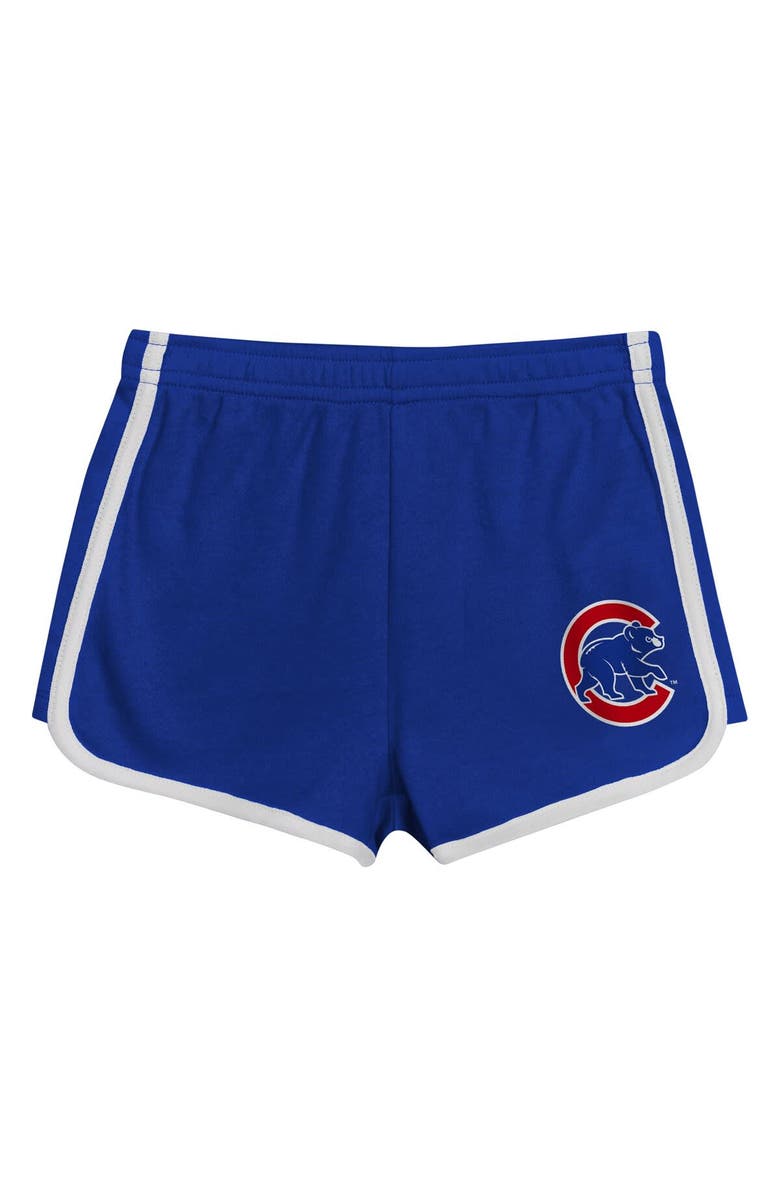 Outerstuff Toddler Blue Chicago Cubs Double Run T-Shirt & Shorts Set, Alternate, color,