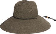 San Diego Hat Honey Metallic Straw Lifeguard Hat